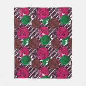 Retro, rustikal, Leute Fleecedecke (Vorderseite)