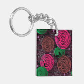 Retro, rustikal, Leute Schlüsselanhänger (Vorderseite links)