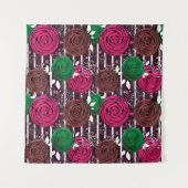 Retro, rustikal, Leute Wandteppich (Vorderseite (Horizontal))