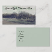 Retro Rustikale Frühlingsäpfel Bäume Schöner Obstg Visitenkarte (Vorne/Hinten)