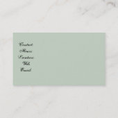 Retro Rustikale Frühlingsäpfel Bäume Schöner Obstg Visitenkarte (Rückseite)