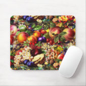 Retro Rustikale Sommer Tropisches Obst Gemüse Mousepad (Mit Mouse)