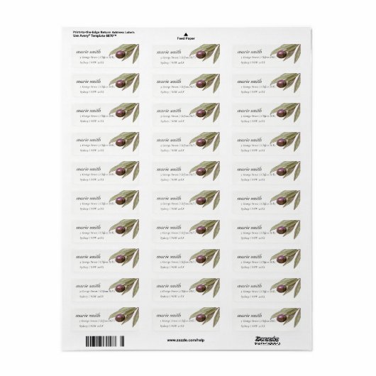 RETRO RUSTISCHE OLIVENWASSERFARBENANLAGE (Vorne)