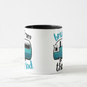 Retro RV Aquamarine BFTG Kaffee Tasse (Zentrum)