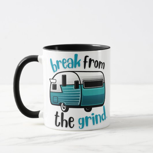 Retro RV Aquamarine BFTG Kaffee Tasse (Links)