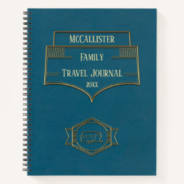 Retro RV Camper Travel Journal Notizblock