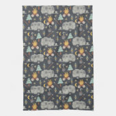 Retro-RV-Camping Geschirrtuch (Vertikal)