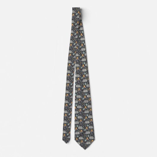 Retro RV Camping Neck Tie Krawatte (Rückseite)