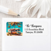 Retro RV und Palmen (Insitu)