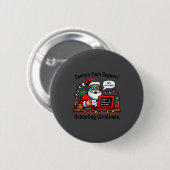 Retro s Santa Support Rebooting Tech Button (Vorne & Hinten)