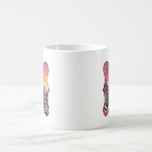 Retro Sachsen Skyline Kaffeetasse (Mittel)