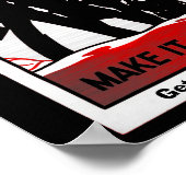 Retro Safety Poster/Pro Impfstoffplakat Poster (Ecke)