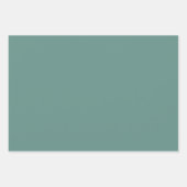 Retro Sage & Sand Cheerleader Mandala Deko Scallop Geschenkpapier Set (Vorderseite 2)