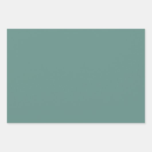 Retro Sage & Sand Cheerleader Mandala Deko Scallop Geschenkpapier Set (Vorderseite 2)