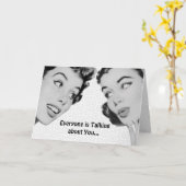 Retro sagen Sie Geburtstag Karte (Gelbe Blume)