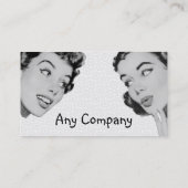 Retro sagen Sie V2 Visitenkarte (Rückseite)