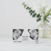 Retro sagen Sie V5 Visitenkarte (Stehend Vorderseite)