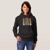 Retro Sail Boat Anchor Skipper Nautical Sailor Sai Hoodie (Vorne ganz)
