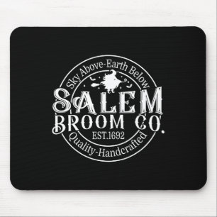 Retro Salem Broom Company Est 1692 Massachusetts Mousepad