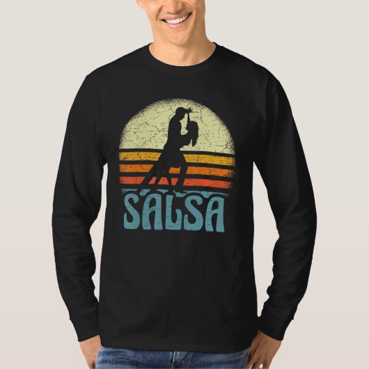 Retro Salsa Latin for Latin Music Dance Salsa T-Shirt (Vorderseite)