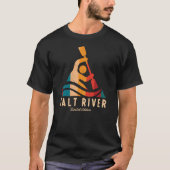 Retro Salt River Kayaking T-Shirt (Vorderseite)