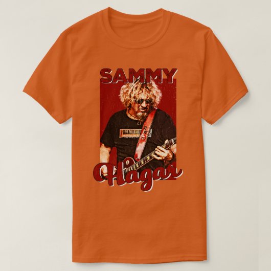 Retro Sammy Hagar Grunge TShirt (Design vorne)