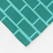Retro Samstag Morgen Fleece-Decke Fleecedecke (Ecke)