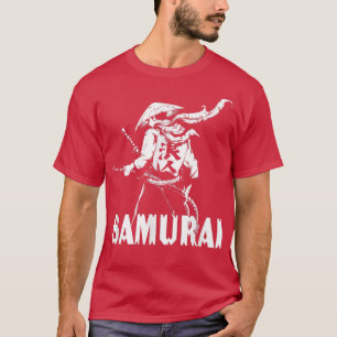 Retro Samurai Warrior Japanisch Samurai Ronin Funn T-Shirt