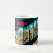 Retro San Antonio Postcard Mug Kaffeetasse (Mittel)
