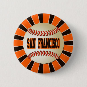 RETRO SAN FRANCISCO BASEBALL BUTTON