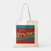 Retro San Juan Greeting Tasche (Rückseite)
