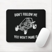 Retro-Sanddünen-Buggy-Buggies-Rennen-Strandfahrt Mousepad (Mit Mouse)