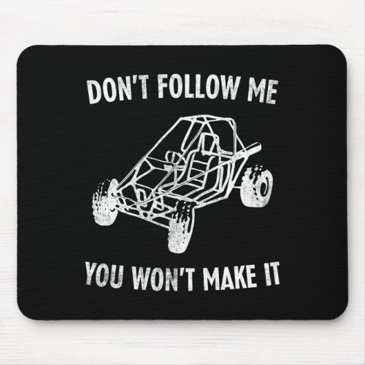 Retro-Sanddünen-Buggy-Buggies-Rennen-Strandfahrt Mousepad (Vorne)