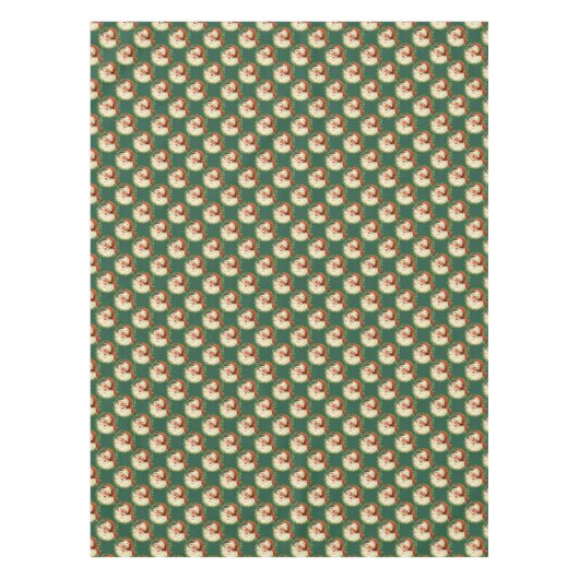Retro Sankt- Nikolausfeiertag Tischdecke (Vorderseite)