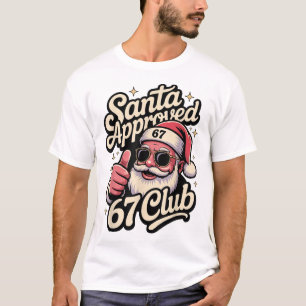 Retro Santa Approved 67 Club - Lustiges Weihnachte T-Shirt