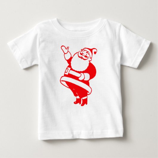Retro Santa Baby T-shirt (Vorderseite)