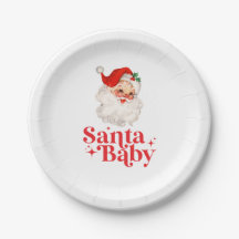 Retro Santa Baby Weihnachtsdusche