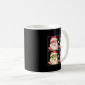 Retro Santa Blowing Bubble Gum P Art Sungles Chris Kaffeetasse (VorderseiteRechts)
