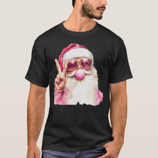 Retro Santa Christmas Blasblase T Shirt