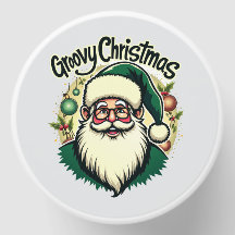 Retro Santa Christmas - Groovy Holiday Style