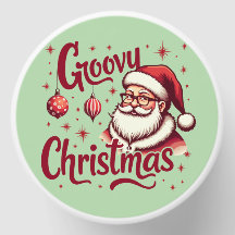 Retro Santa Christmas - Groovy Holiday Style