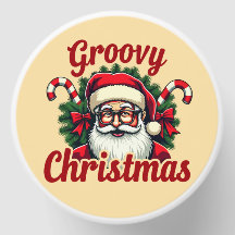 Retro Santa Christmas - Groovy Holiday Style