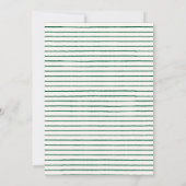 Retro Santa Christmas Party Whimsical Doodle Einladung (Rückseite)