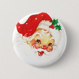 Retro Santa Christmas Xmas Abzeichen Button Button