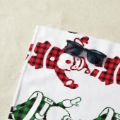 RETRO SANTA CLAUS CHRISTMAS Strandhandtuch (Beispiel)