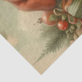 Retro Santa Claus Decoupage Seidenpapier (Ausschnitt)