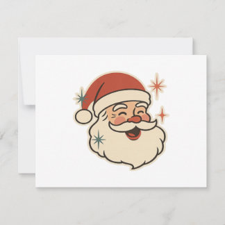 Retro Santa Claus Face – Vintage Christmas Holiday