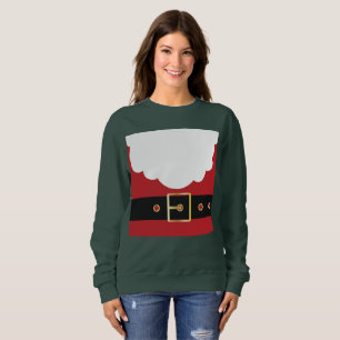 Retro Santa Claus Frauen Sweatshirt