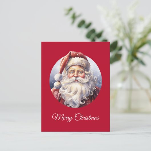 Retro Santa Claus in einem Red Hat Weihnachten (Stehend Vorderseite)