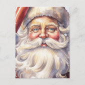Retro Santa Claus in einem Red Hat Weihnachten (Vorderseite)